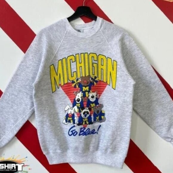 Vintage NCAA Michigan Wolverines Shirt, University of Michigan Shirt - Picture 1 of 2